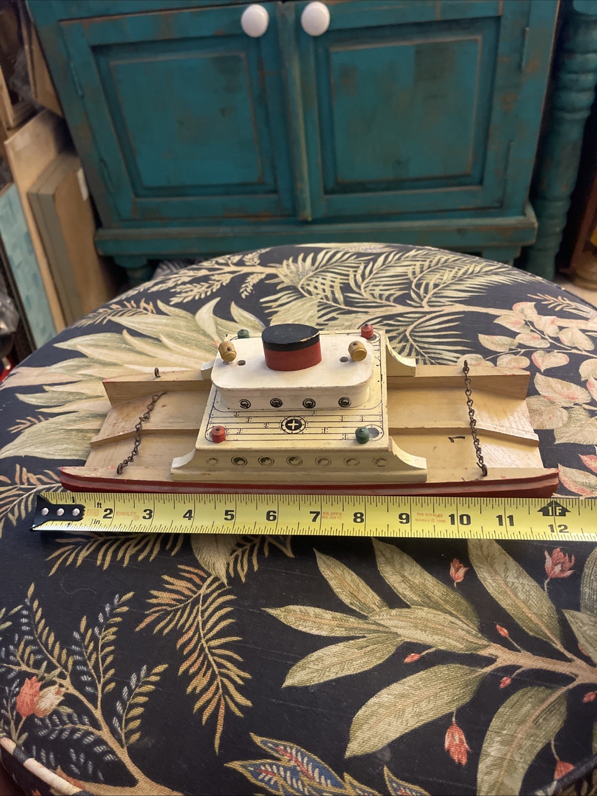 Vintage Toys Wooden Ferry Boat