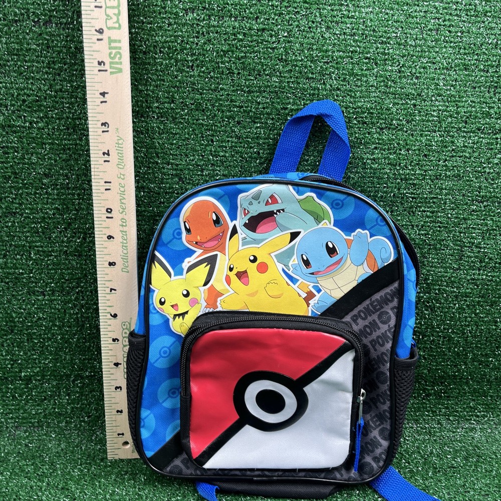 Bioworld Pokemon Kids Small Backpack Multicolor Size 11"