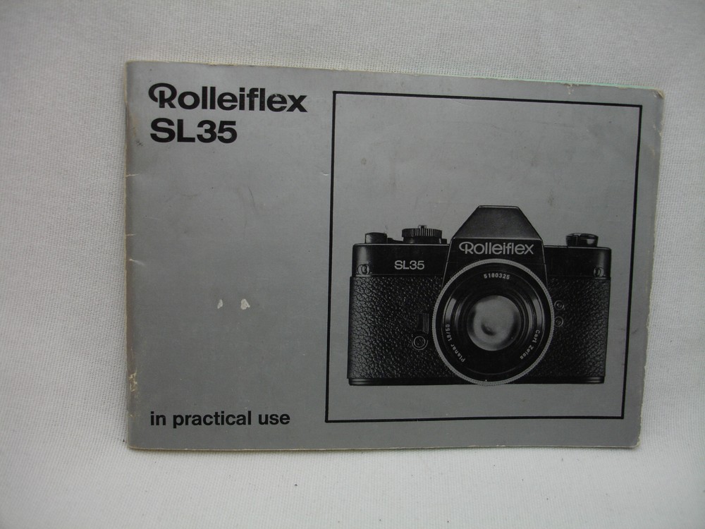 ROLLEIFLEX SL35 LS 35 in practical use  Instruction Manual