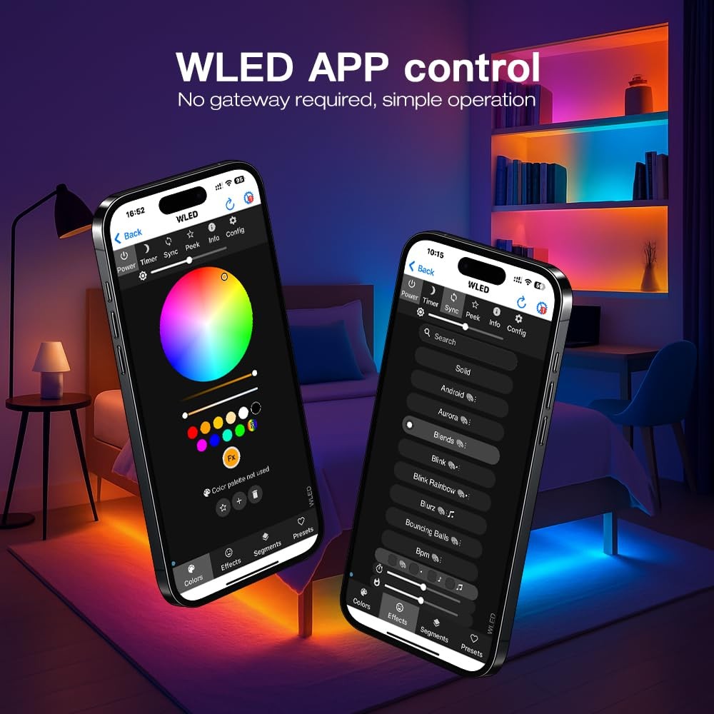 GLEDOPTO Elite ESP32 WLED LED Controller Dynamic I2S PDM Mic Sound Reactive 2...