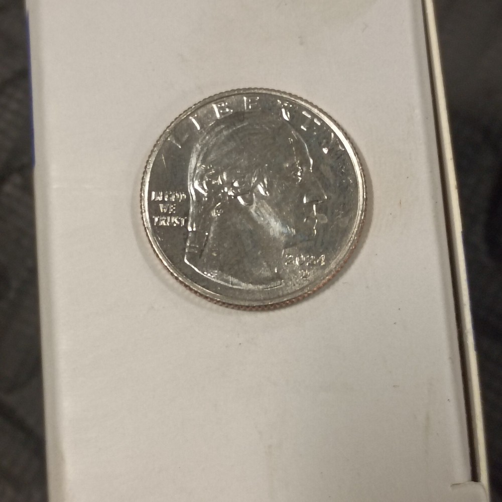 Misprint Woman's Quarter "In Cod We Trust"