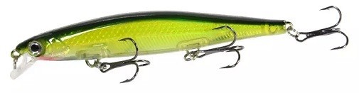 Durhams Tackle FF CountDown Jerkbait 110 - Chartreuse Shad