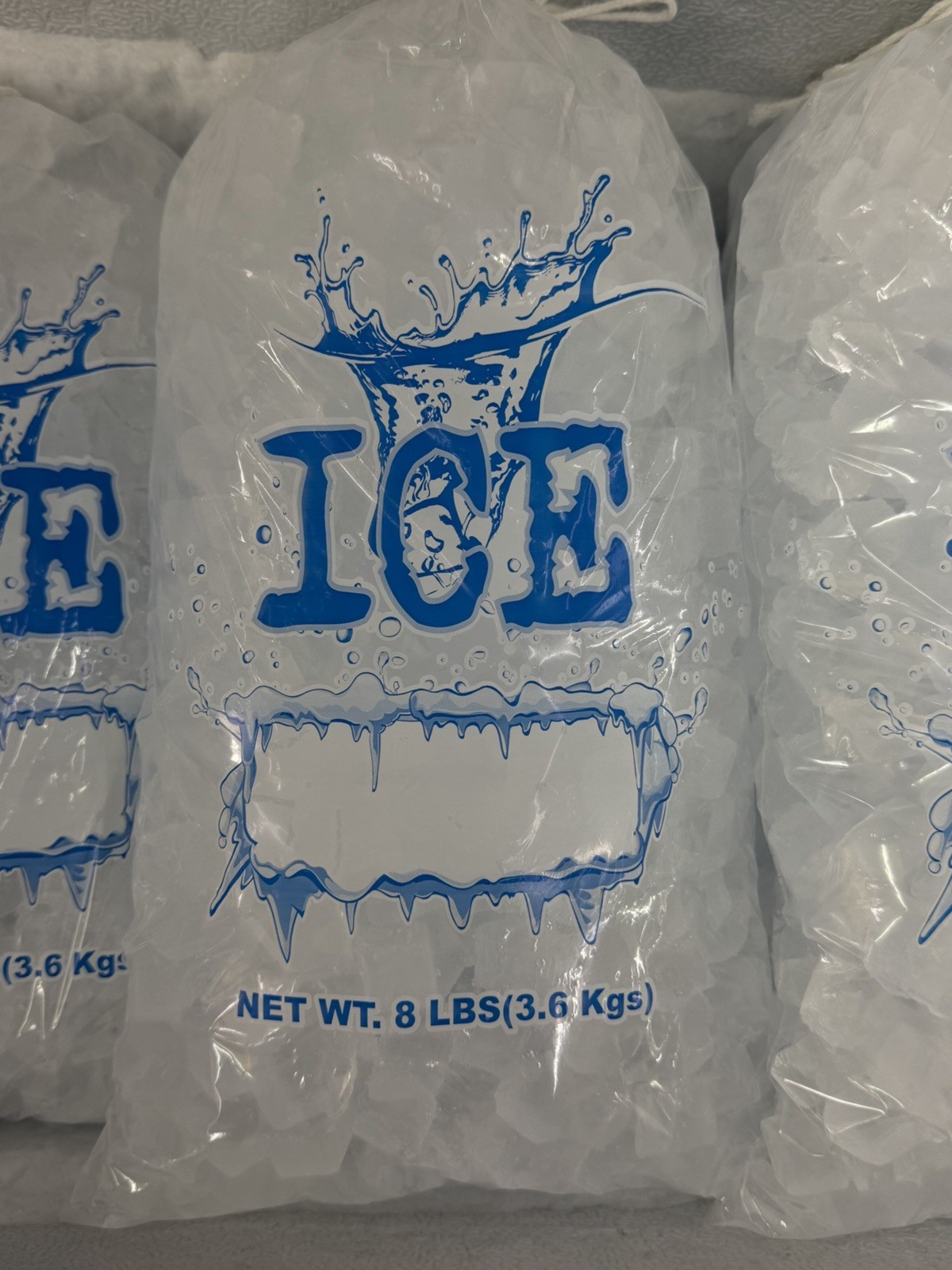 8 lb / 10 lb / 20 lb Ice Bags with Drawstring Commercial Grade Free Shipping