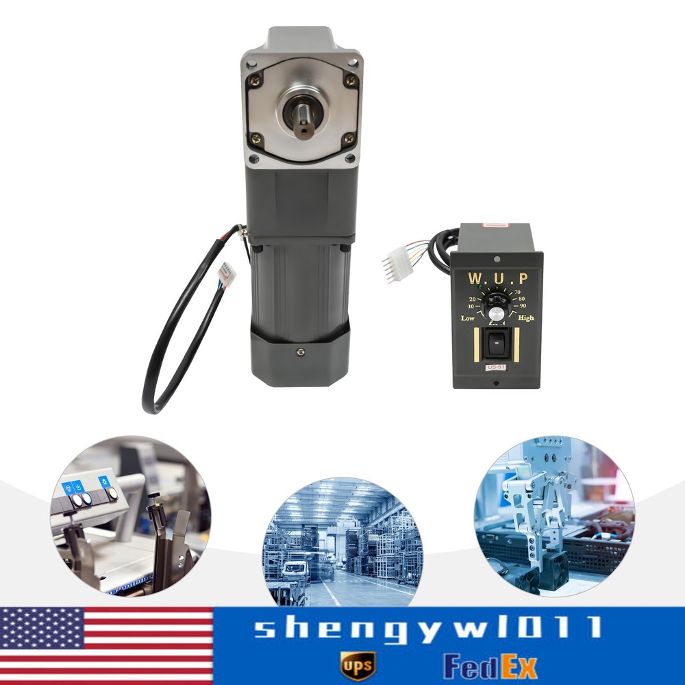 30k Electric Variable Speed Controller 90° Right Angle Output Reduction Motor US