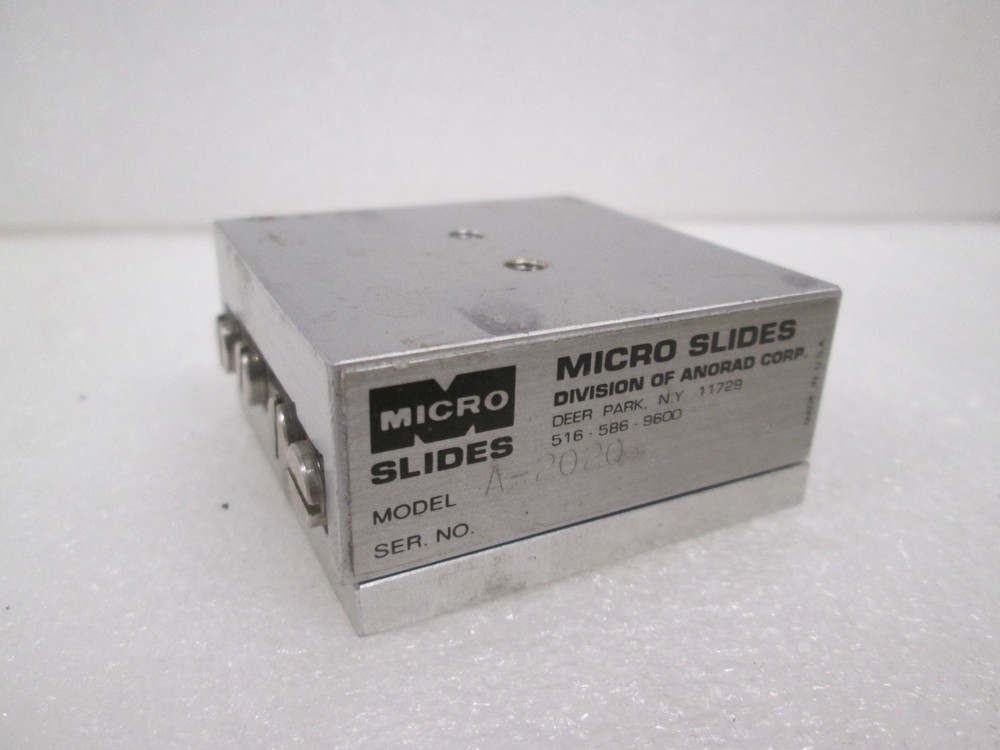 Micro Slides, A-2020, Linear Slide, Used