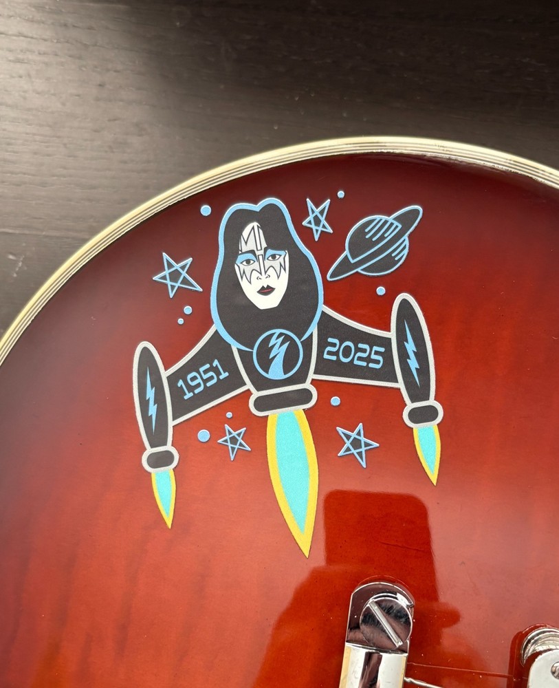 Ace Frehley Spaceman Rocket Ride UV DTF Tribute Sticker