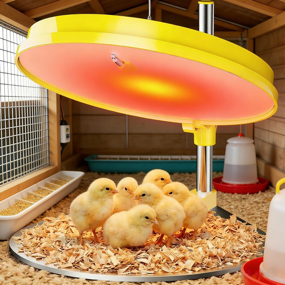 Chick Brooder Heating Plate 45W Brooder Heater for Chicks with Adjustable Height