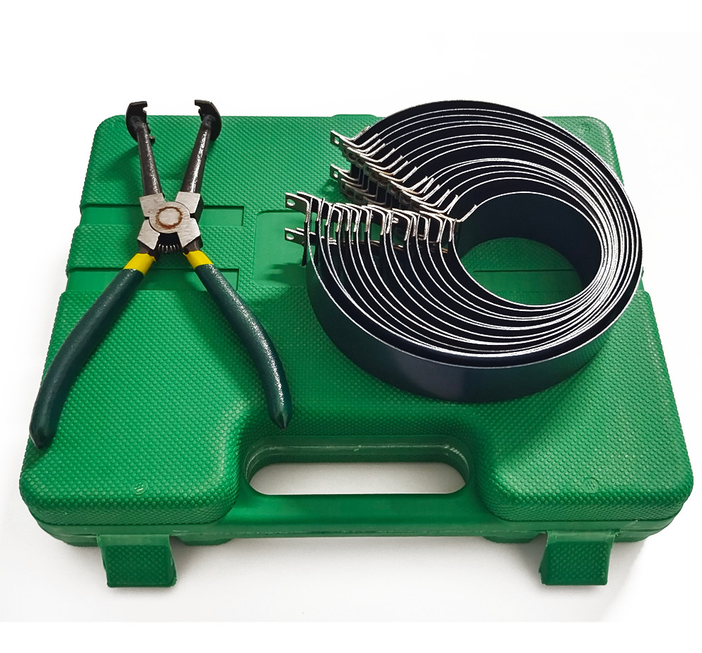 14 Pcs Engine Piston Ring Compressor Ratcheting Plier W/ Carrying Case Universal