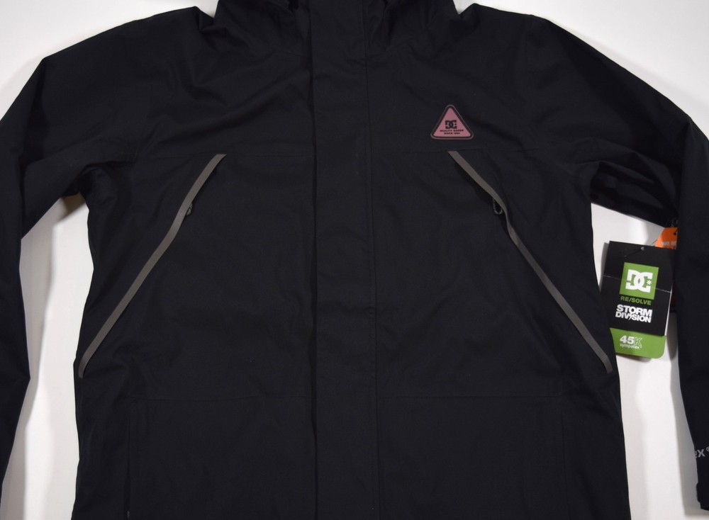 2026 NWT Mens DC Command 45K Technical Snow Jacket $300 M black shell
