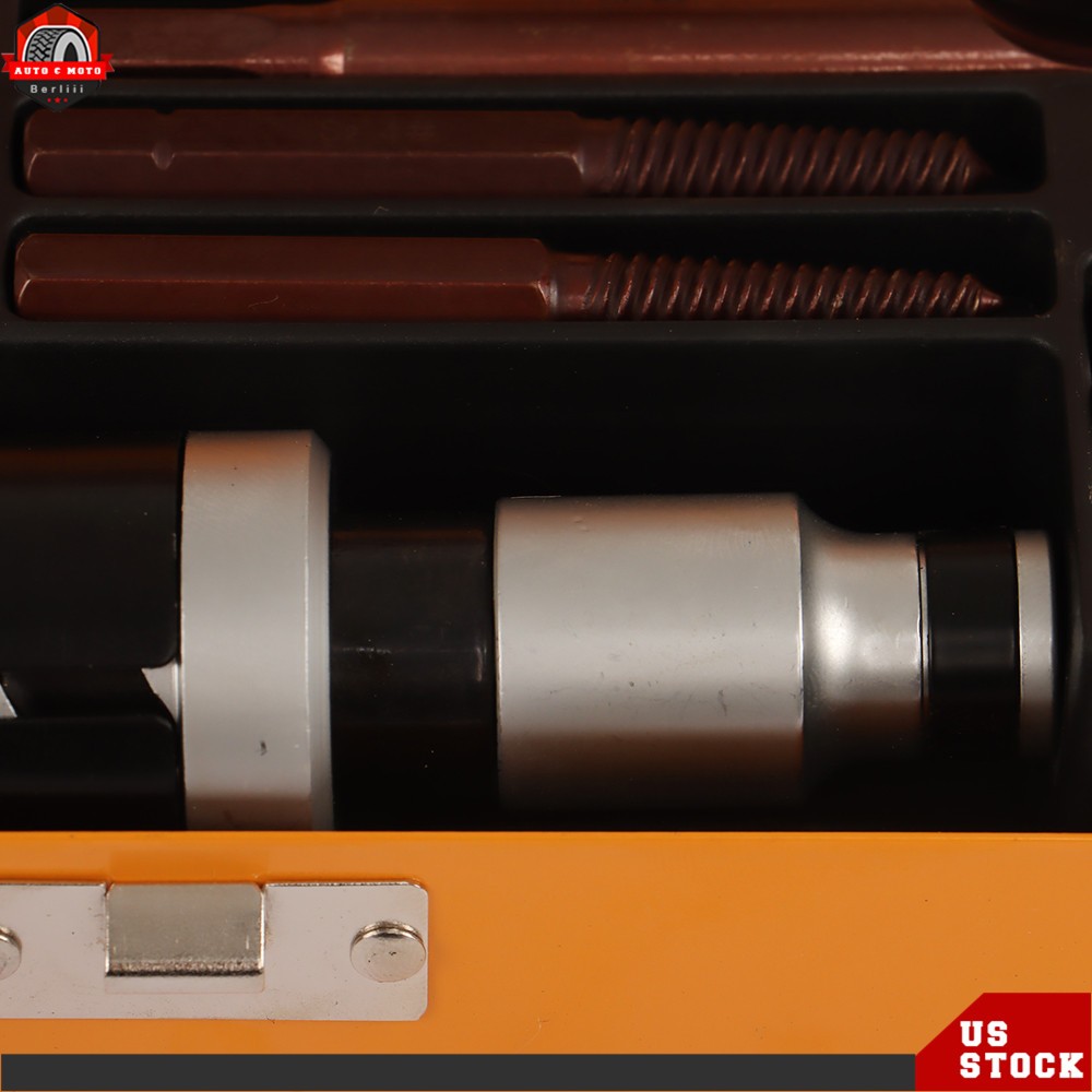 Heavy Duty 12 ×1/2" Screwdriver Bits Phillips Hex Impact Driver Socket Set Screw