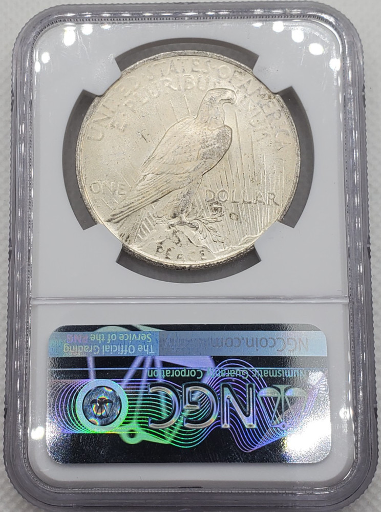 1923 Peace Silver Dollar NGC MS66