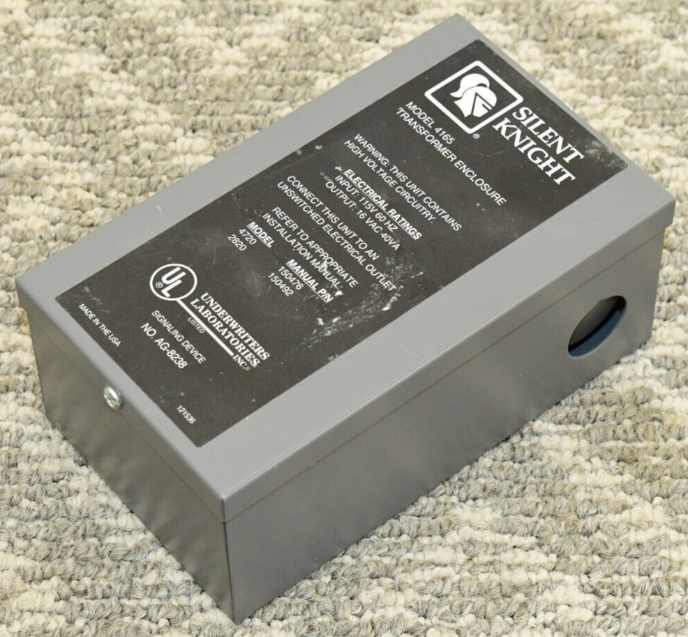 Silent Knight 4165 Transformer Enclosure - Empty Box Unit