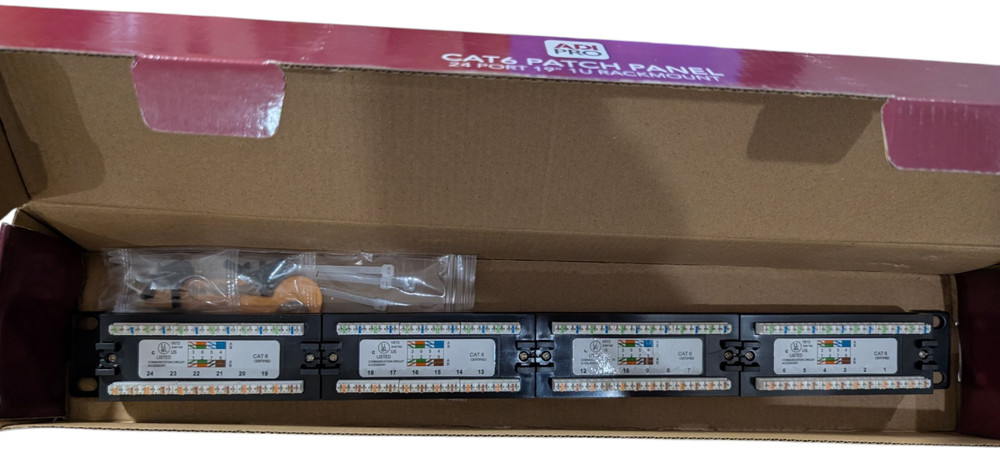 ADI PRO 0E-C6PP24 CAT6 24-Port Patch Panel