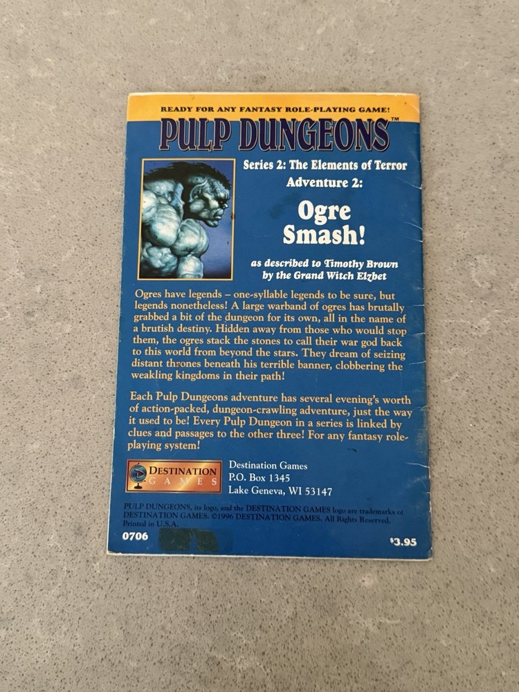 Corsair Pub Pulp Dungeons Ogre Smash!