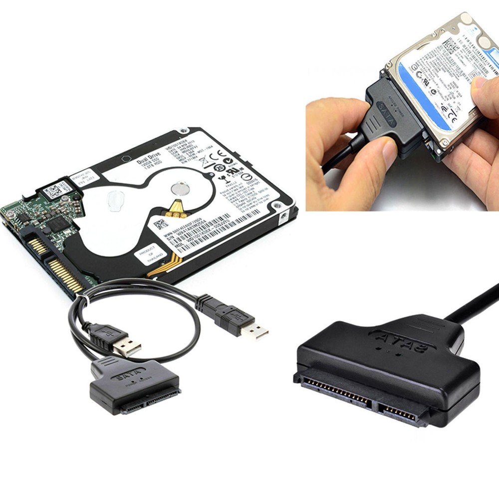 USB2.0 External PC SSD Hard Disk Drive Adapter USB To SATA 2.5" Converter