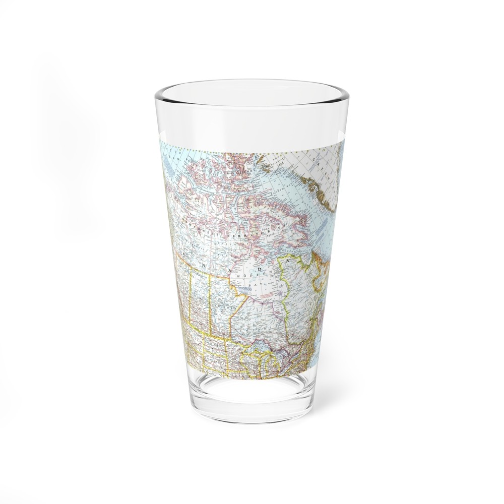 Canada (1961) (Map) Pint Glass 16oz