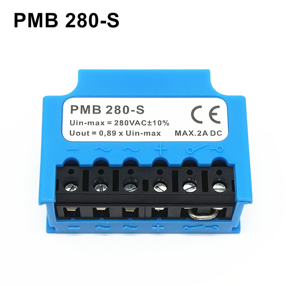 PMB 280-S Full Wave Motor Rectifier Uin-max=280VAC±10% Out=0.89 MAX 2A