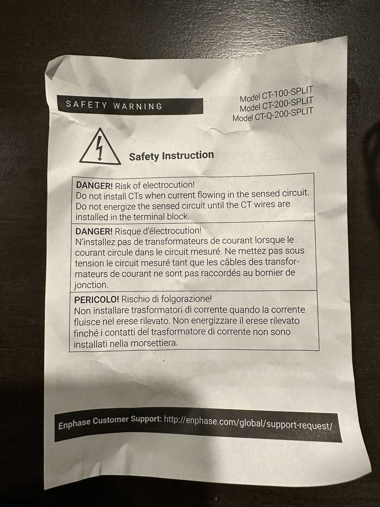Enphase CT-200-SPLIT