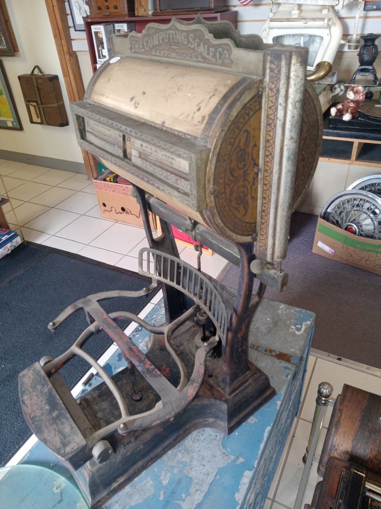 Antique Barrel Scale 1901 The Computing Scale Co