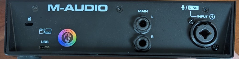 M-Audio AIR 192|4 USB-C Audio Interface 2-In 2-Out Recording Interface