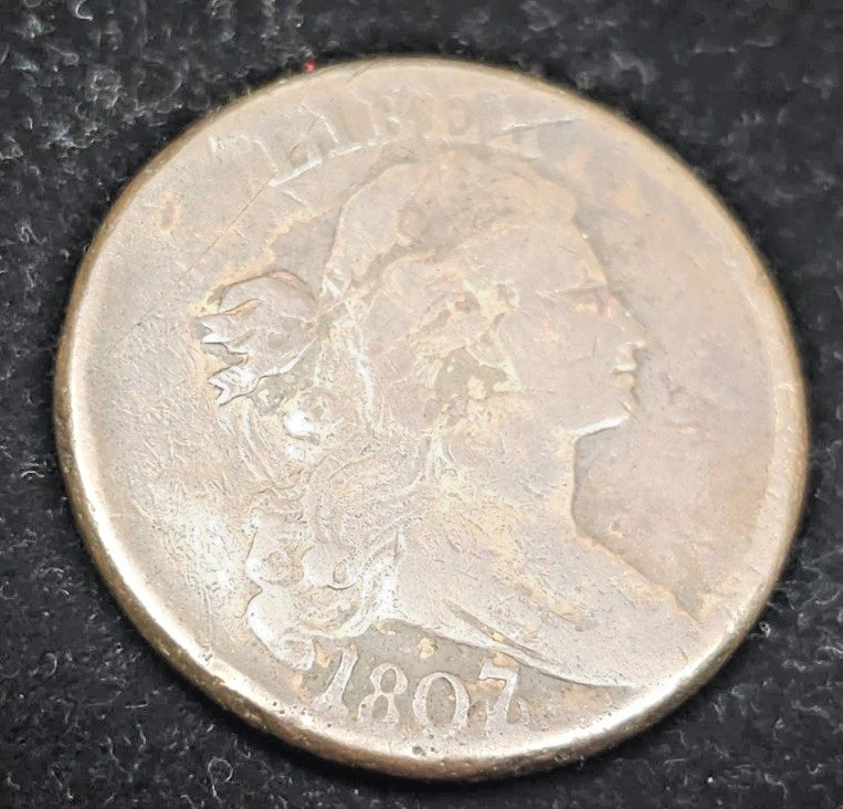 1807/6 Draped Bust Large Cent / Very Good