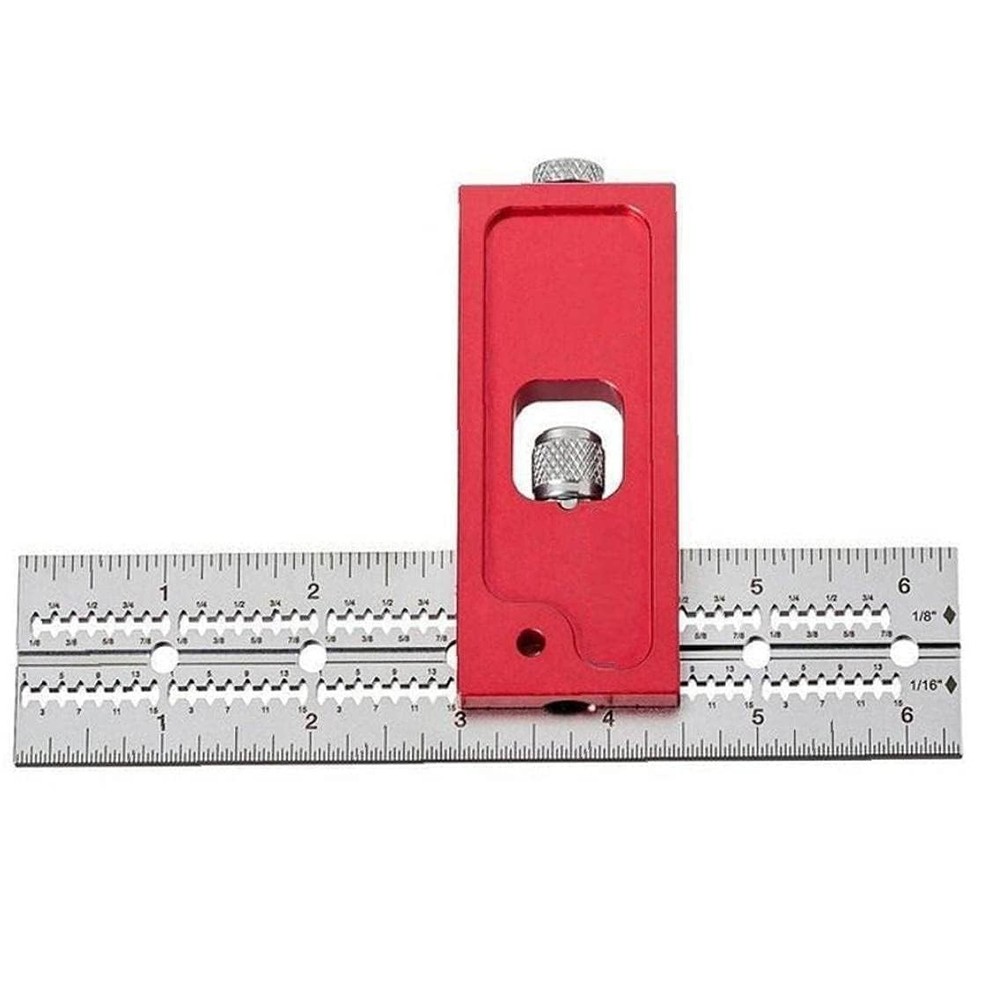 1Pc Combination Square Set Woodworking Joinery Measuring Ruler Carpenter Practic
