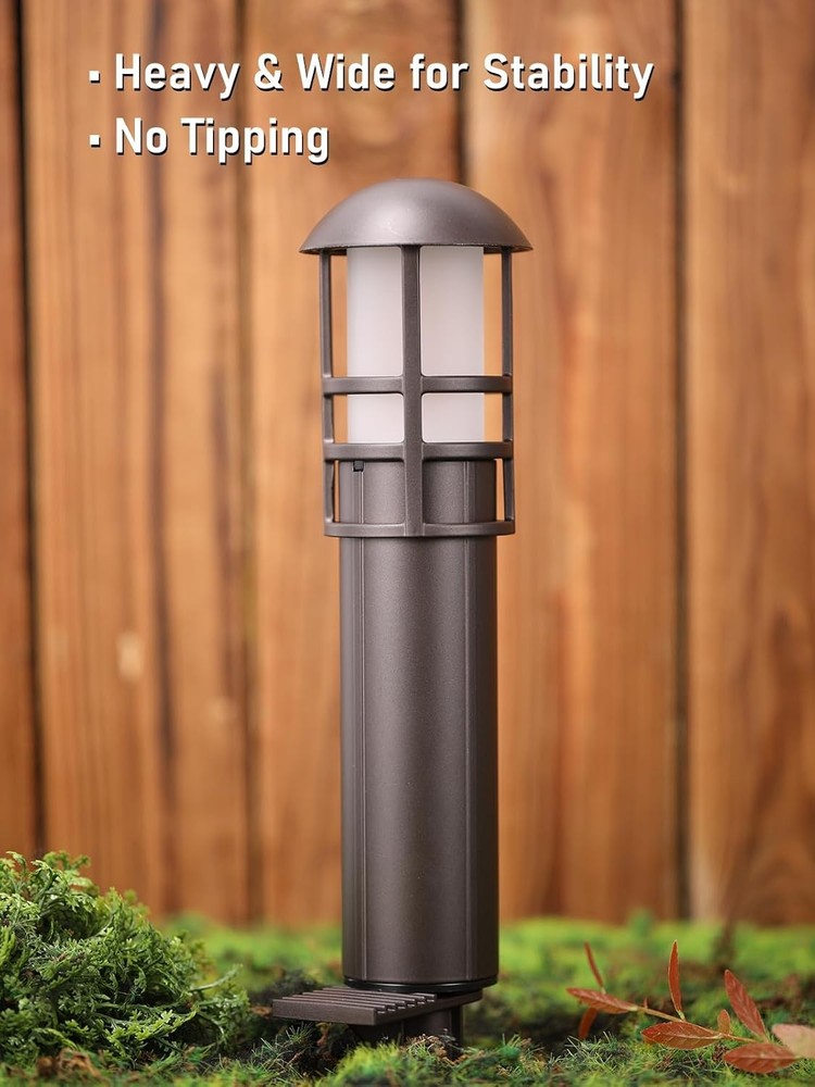 3W 12V Landscape Pathway Lights IP65 CRI90+ Pathway Light Wired 6 Pack