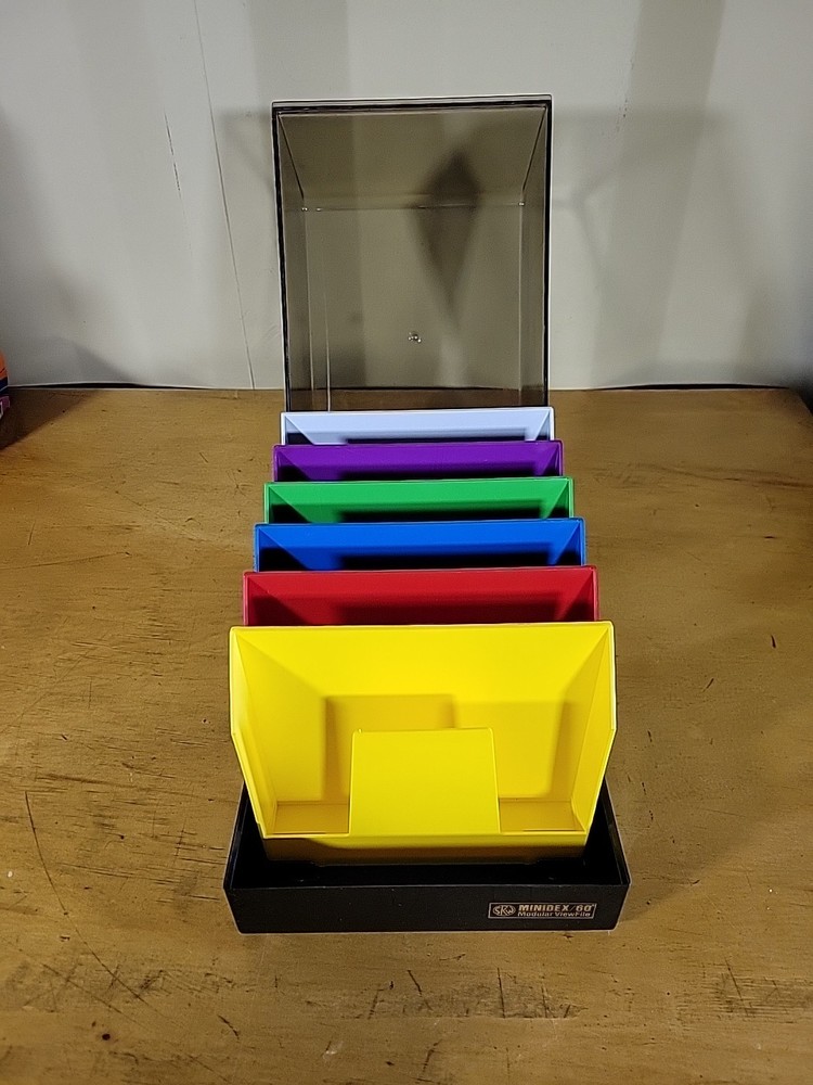 SRW Computer Components Co Minidex 60 Modular View File Floppy Storage Case