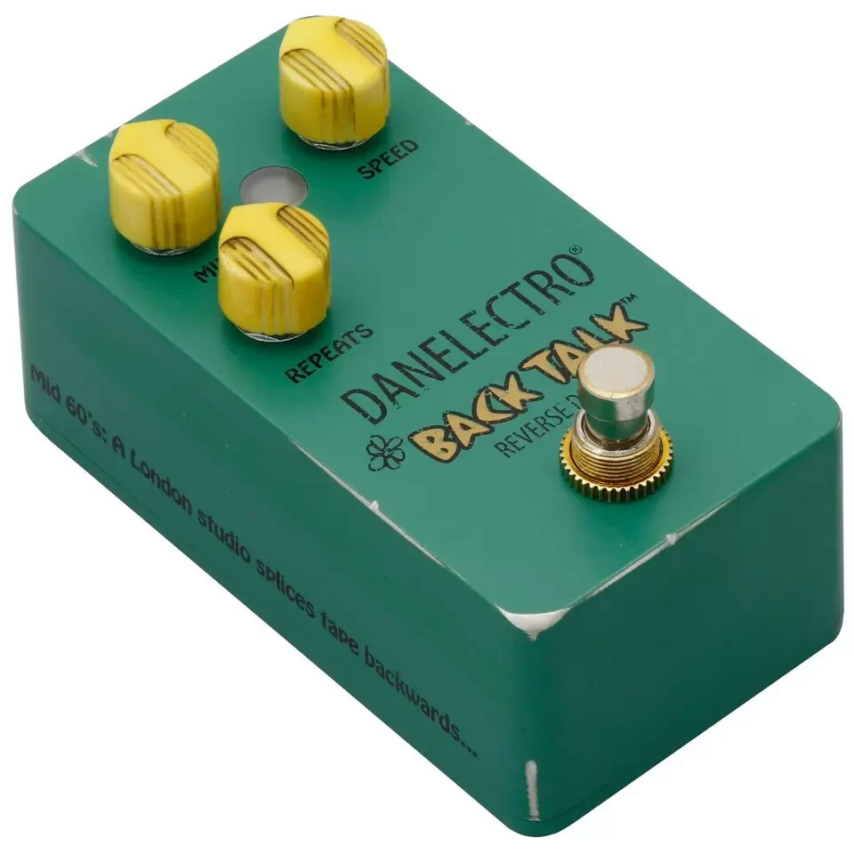DANELECTRO Back Talk(TM) - Reverse Delay Pedal Electric Guitar Effects ⭐NEW⭐