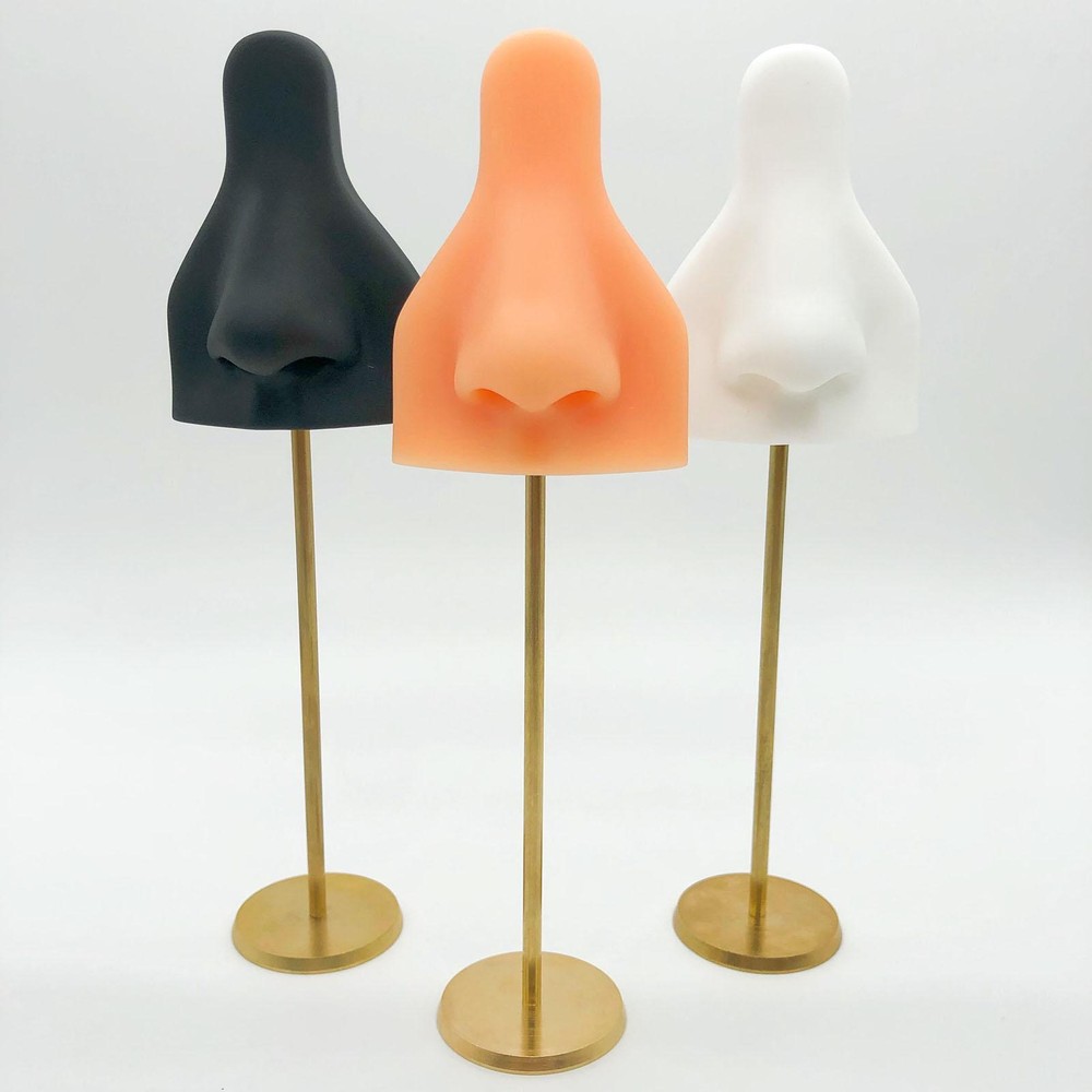Silicone Nose Model Mannequin Teaching Tool Show Practicing with Copper Bracket