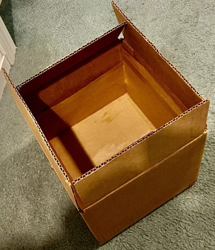 Improved Lighter Light Heavy Cardboard Box by Gimpy Magic Mentalism Tricks