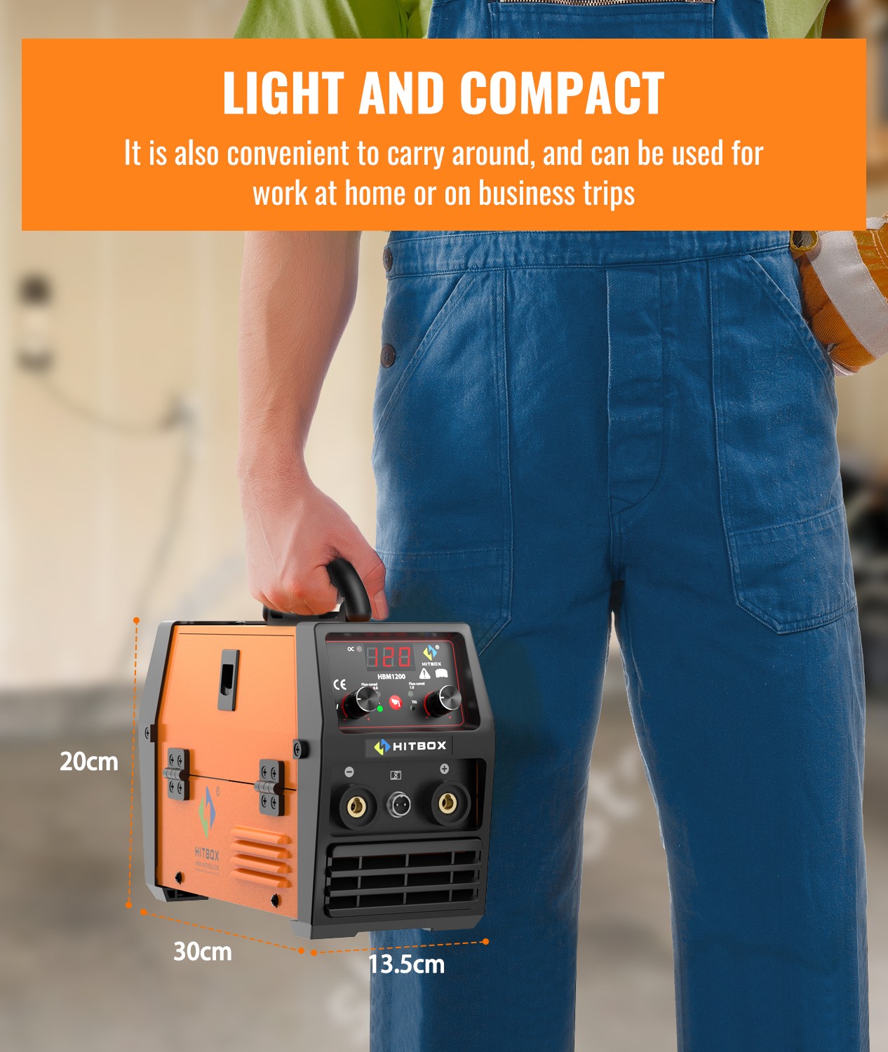 HITBOX 110V/220V 200A 3in1 MMA Welder Gasless MIG Welder LIFT-TIG Welder Machine