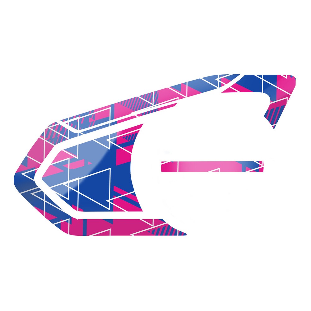 Triangle Pink Device Surface Sticker For SENA 50S Intercom x1