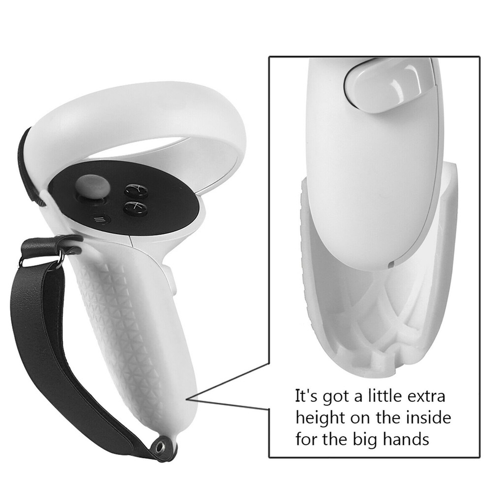 Handle Grip Cover Fixed Strap Protective Sleeve For Oculus Quest 2 Controller