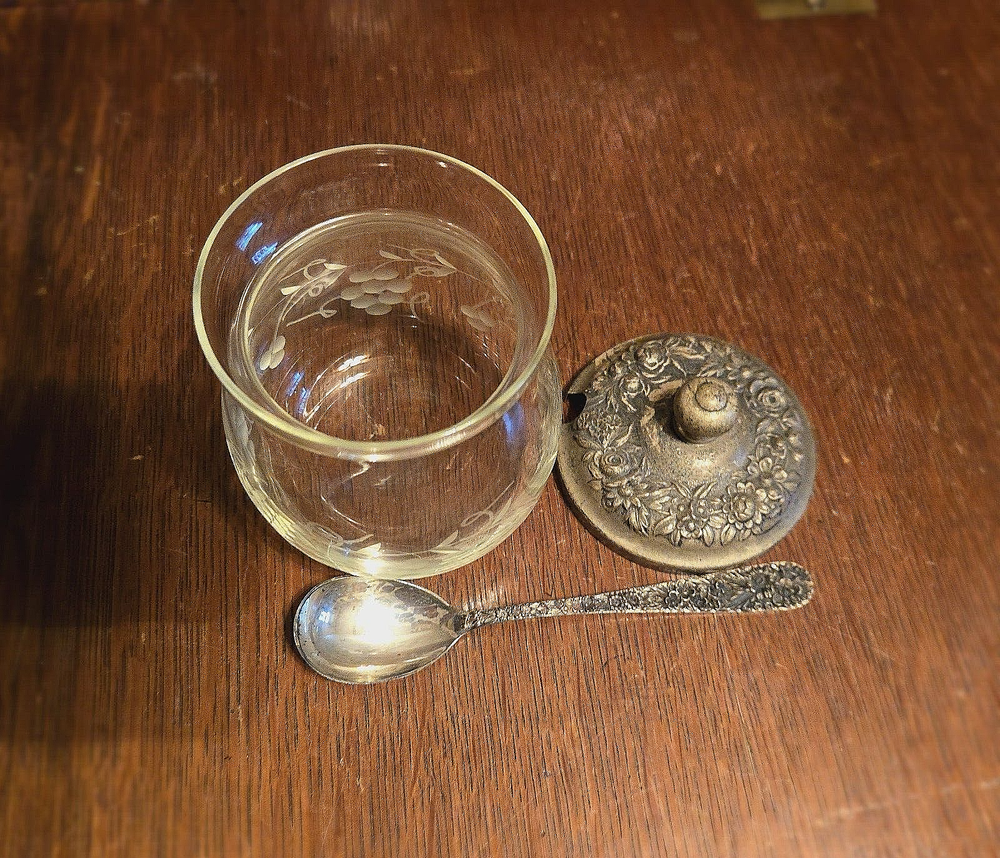 S Kirk and Son Sterling Sugar/jJam Dish-20F