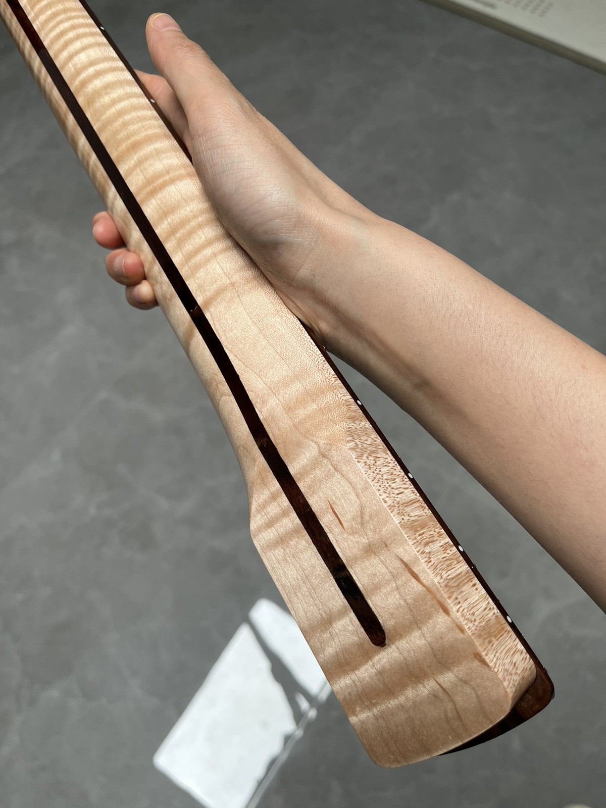 AAAA New 22Frets gloss Rosewood Natural color Flame Maple Electric guitar Neck