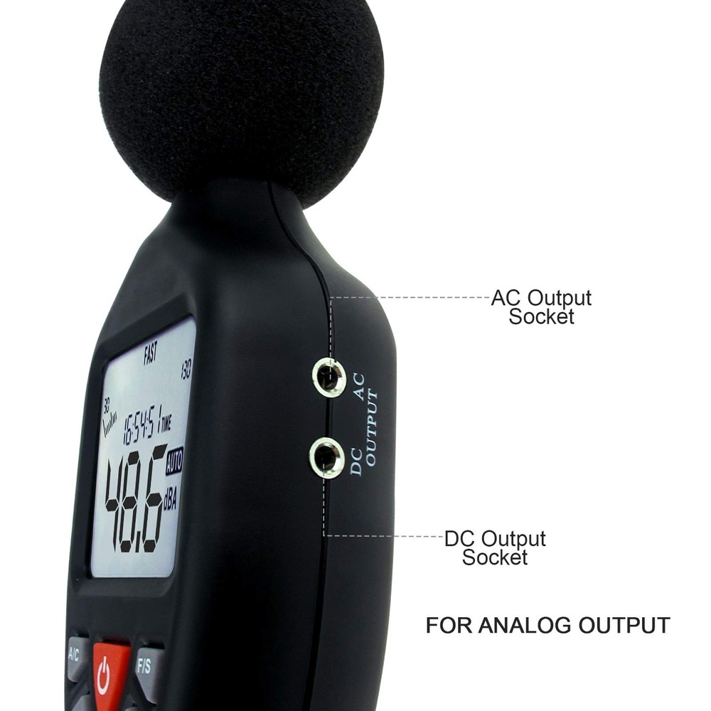 Decibel Meter Sound Level Meter with Data Logging, High Accuracy dB SPL Meter...