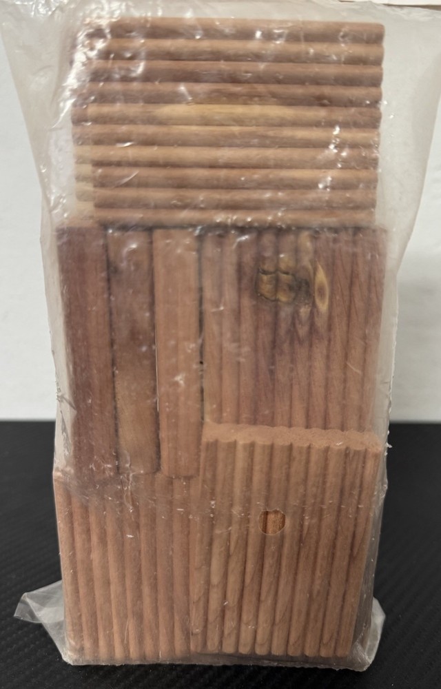 CedarFresh 100% Cedar Blocks 20 Pack Moth Protector Closet Drawer Storage