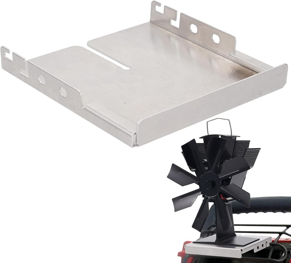 Durable Heat-Powered Fireplace Fan Bracket for Optimal Warmth Distribution