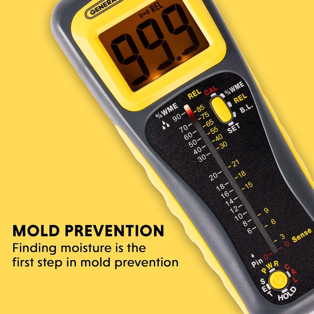 Moisture Meter MMD950 - Humidity Sensor - Pin Type / Pinless Device - Spherical
