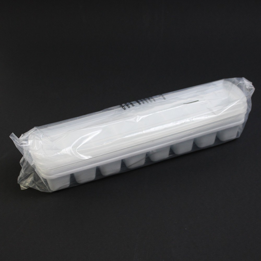 NIP Set of 3 Rectangular Stacking Ice Cube Trays 8 Cavities