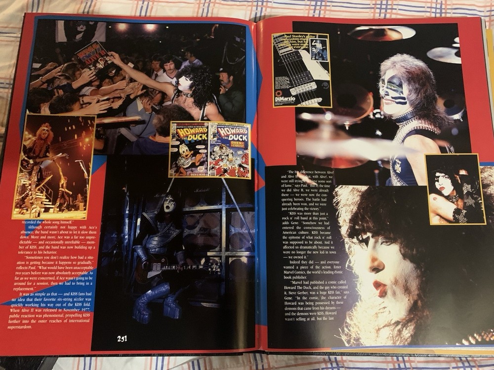 KISSTORY AMAZING+HUGE HARDCOVER BOOK INCREDIBLE PICTURES+ARTICLES KISS