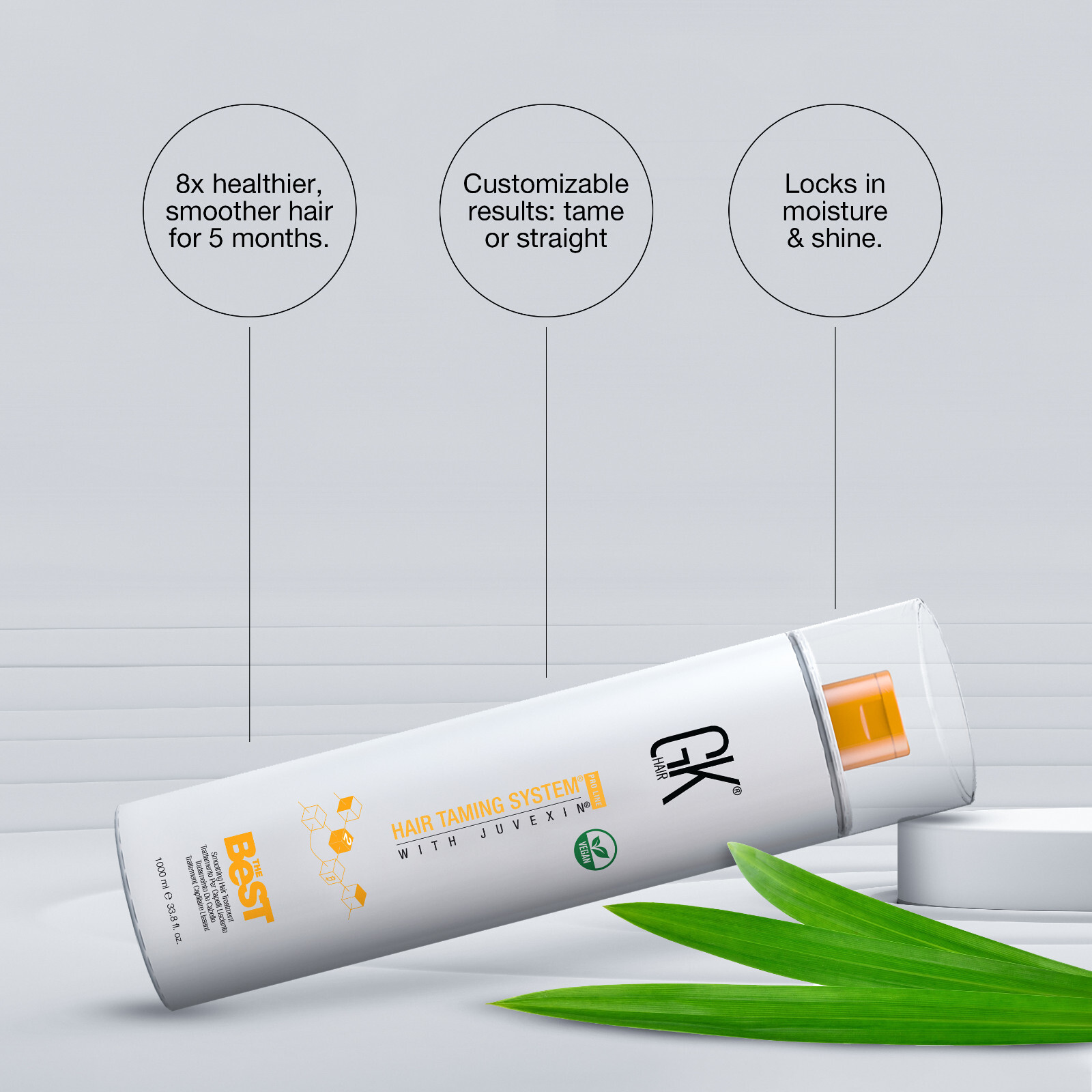 GK Hair The Best Keratin Treatment | Formaldehyde-Free | Smooth & Straight Hair