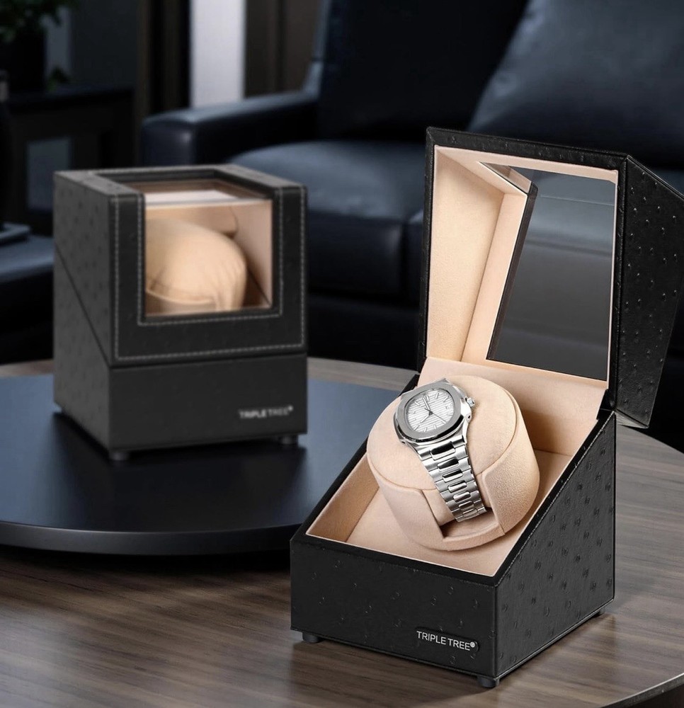 TRIPLE TREE Single Watch Winder for Automatic Watches/Pre-owned/Lightly Used