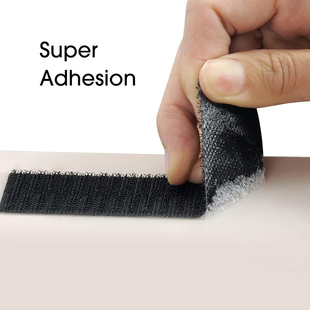Hook Loop Strips with Adhesive - Industrial Strength Sticky Back Fasteners Hook