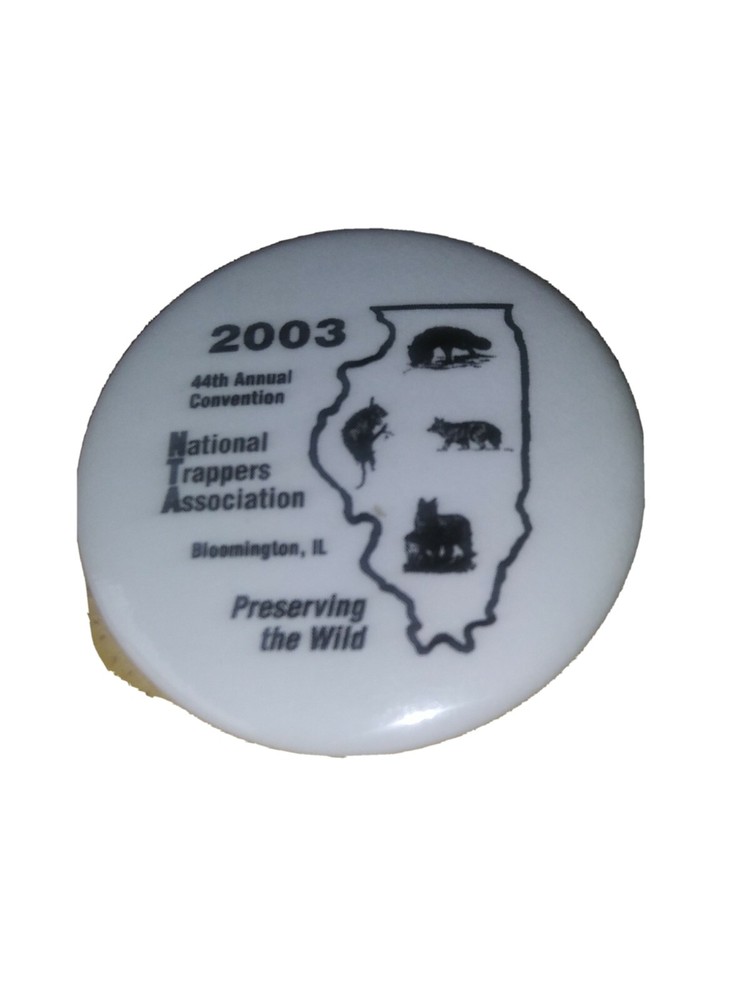 National Trappers Association 2003 Convention Button