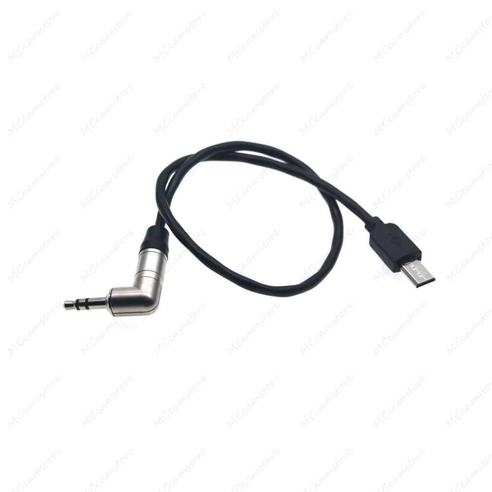 Tentacle Sync Timecode Cable for Sonys FX3 A7S3 A1 Camera 3.5 TRS to Micro-USB