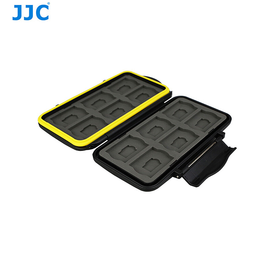 Water-resistant Shockproof Storage Memory Card Case fit 12 SD +12 Micro SD Cards
