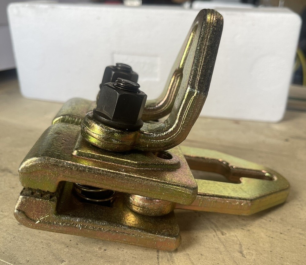 5 Ton Auto Body Frame Dent Puller Clamp H-D 2-way Single Rack Clamps Pulling