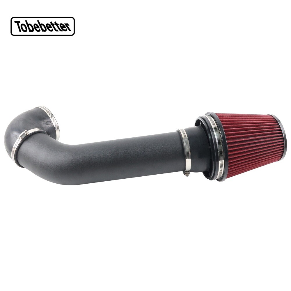New Air Intake+ Red Filter 4" LS Swap Kit For for LSX LS1 LS2 4.8/5.3/5.7/6.0L